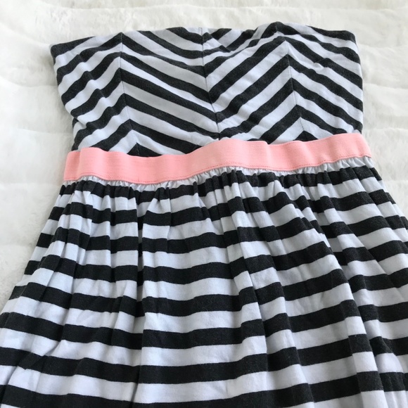Roxy Chevron/Striped Strapless Dress - Picture 3 of 8